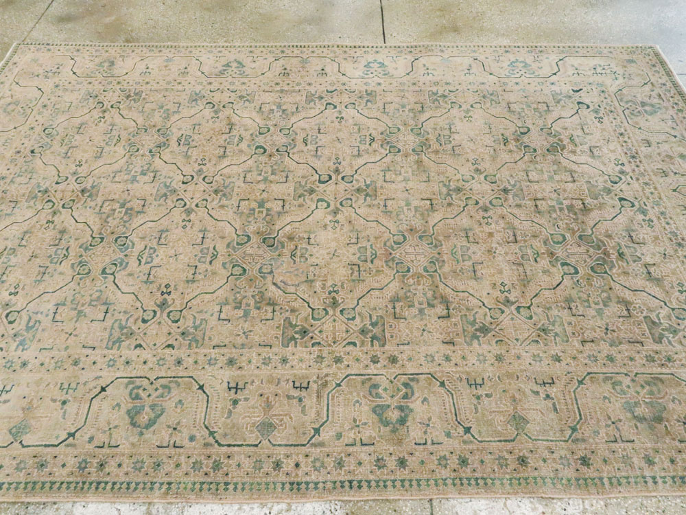 Antique Persian Tabriz Carpet, No.8996 - Galerie Shabab