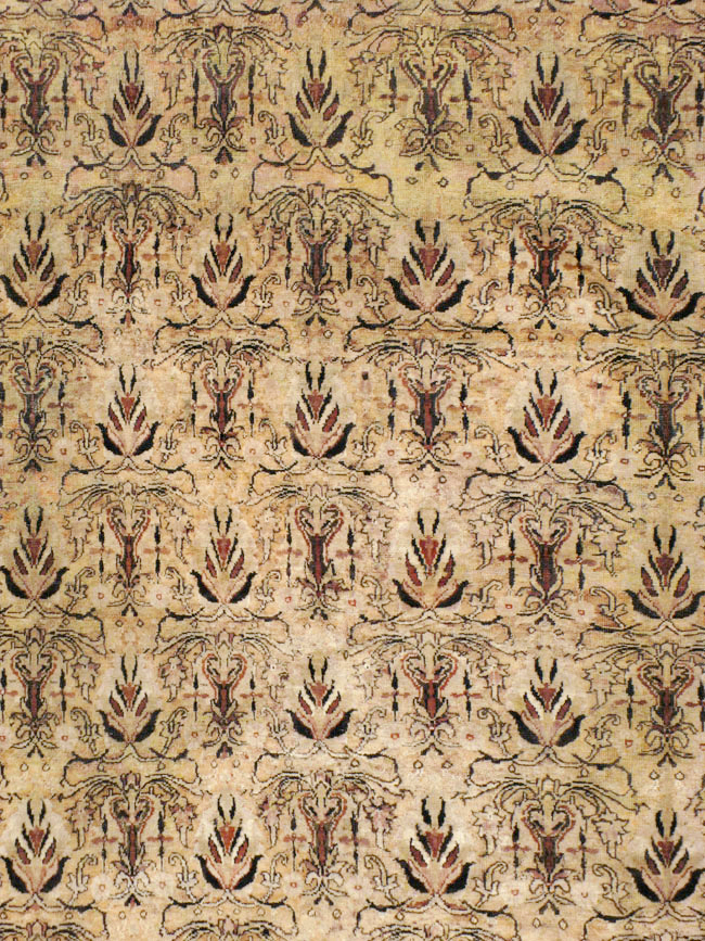 Antique Indian Lahore Carpet, No.9023 - Galerie Shabab