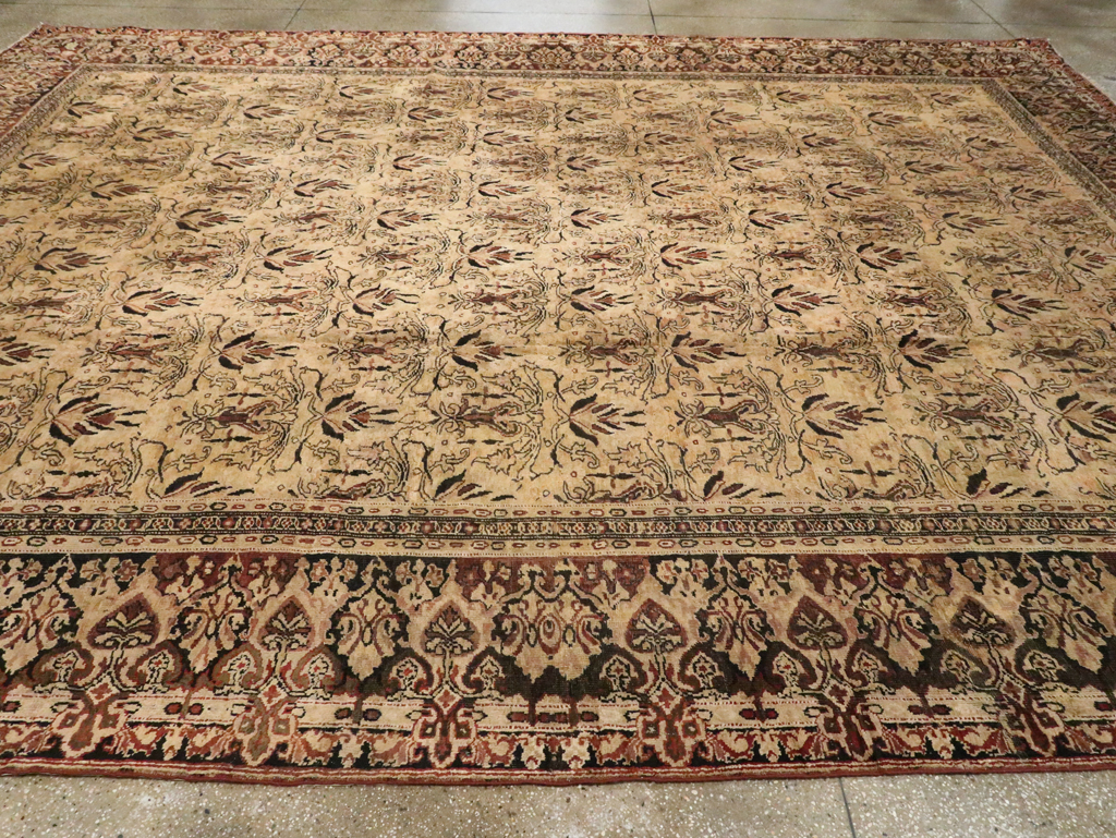 Antique Indian Lahore Carpet, No.9023 - Galerie Shabab