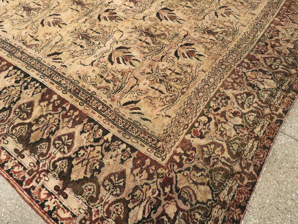 Antique Indian Lahore Carpet, No.9023 - Galerie Shabab