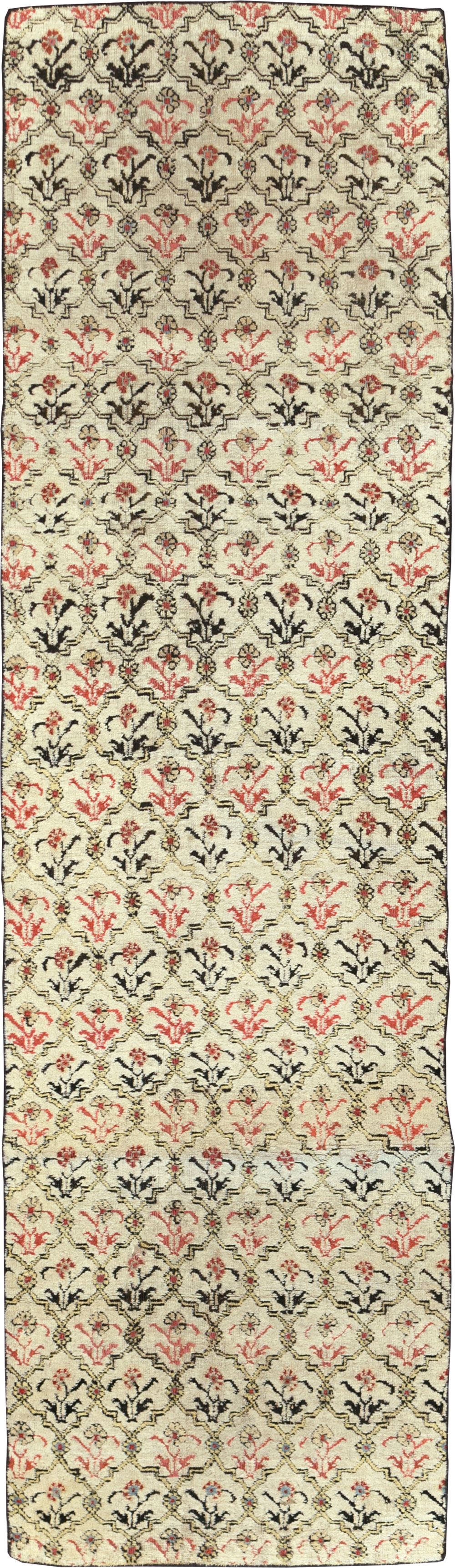 Vintage Indian Agra Runner, No.9028 - Galerie Shabab