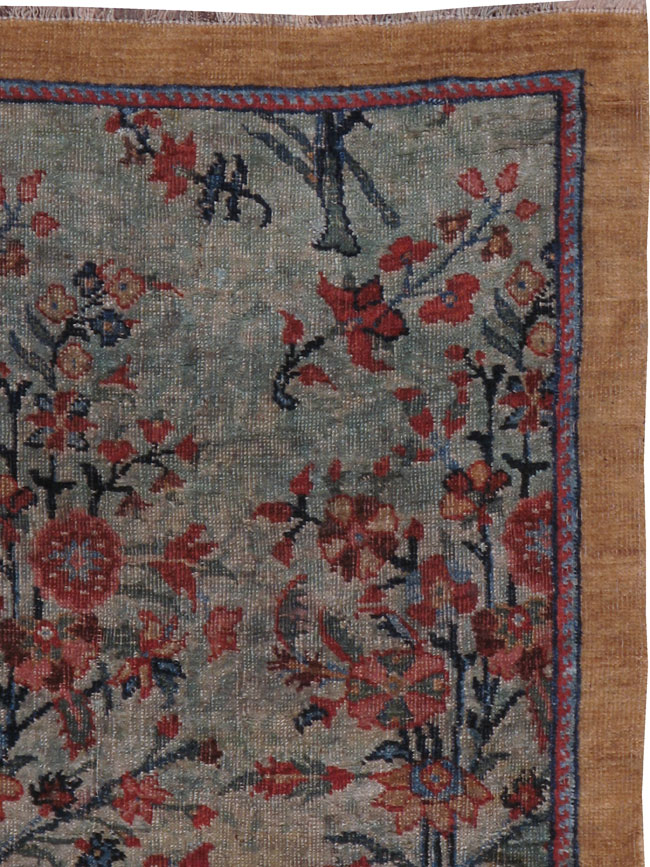 Antique Persian Bidjar Square Rug, No.9029 - Galerie Shabab