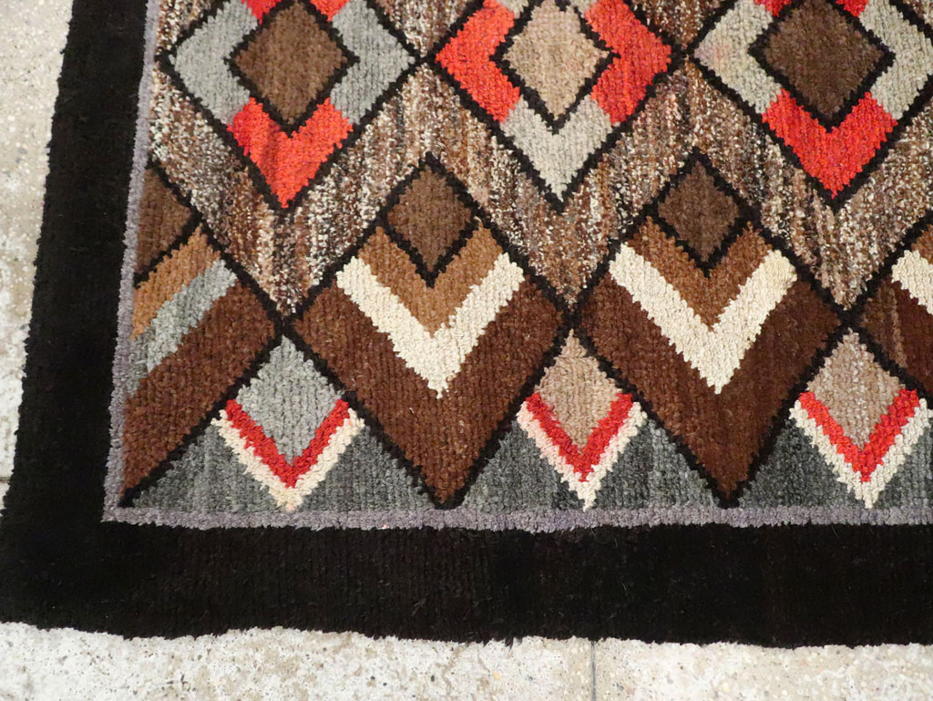 Vintage Art Deco Rug, No.9032 - Galerie Shabab