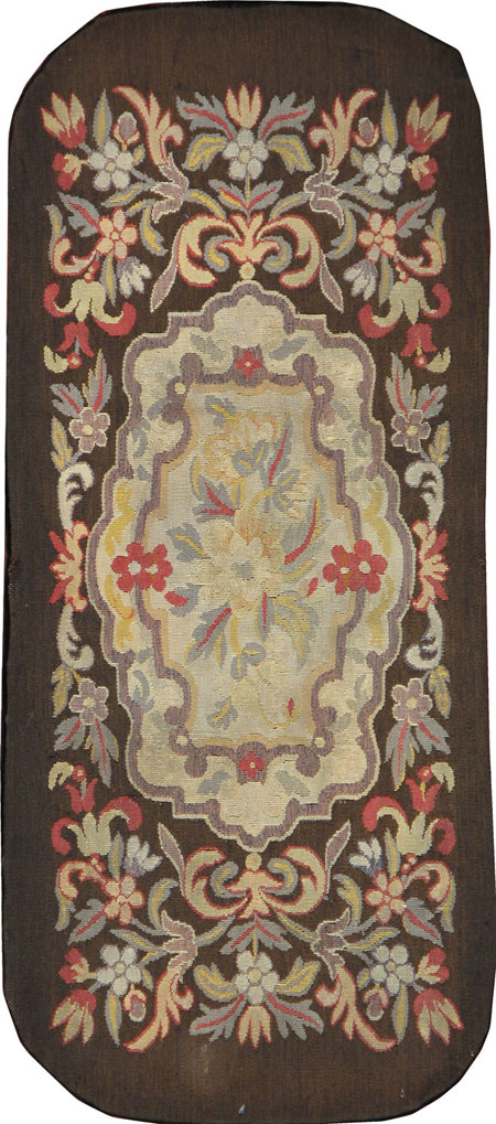 Antique French Aubusson Carpet, No.9038 - Galerie Shabab