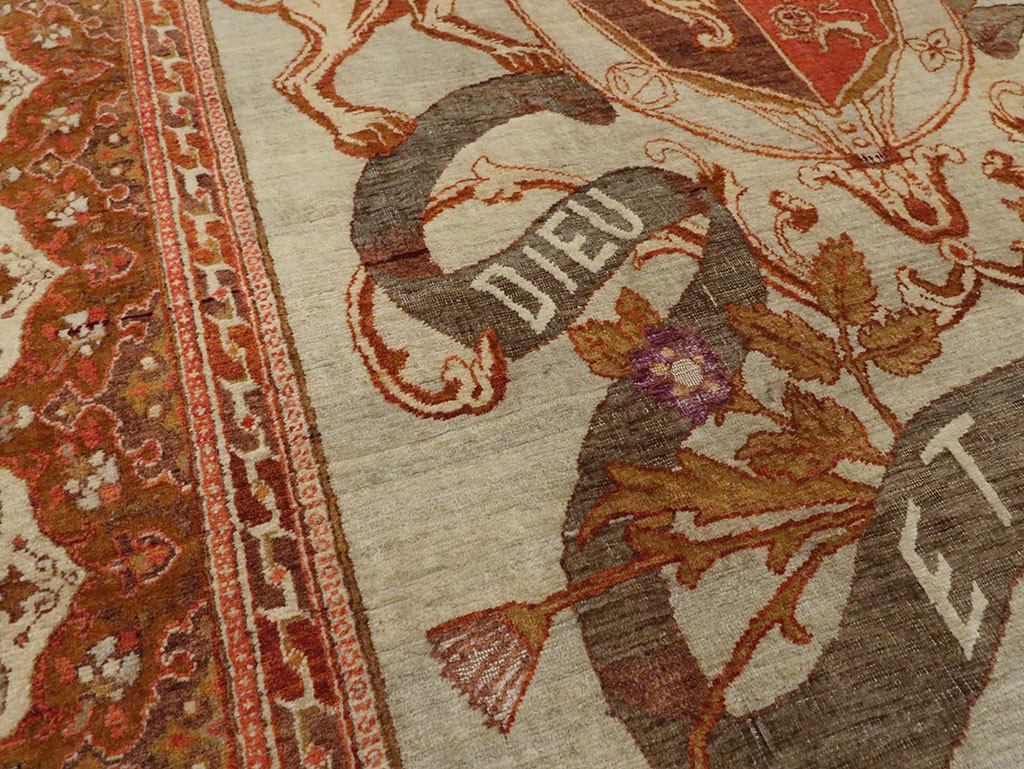 Vintage Turkish Sivas Pictorial Carpet, No.9059 - Galerie Shabab