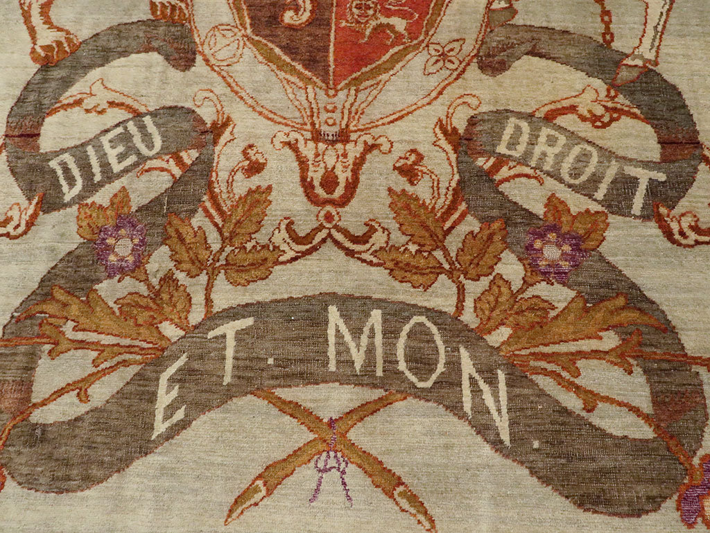 Vintage Turkish Sivas Pictorial Carpet, No.9059 - Galerie Shabab