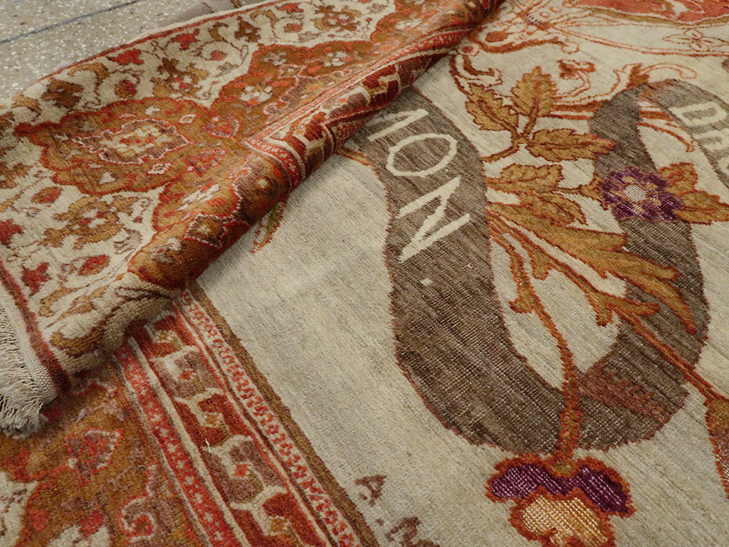 Vintage Turkish Sivas Pictorial Carpet, No.9059 - Galerie Shabab
