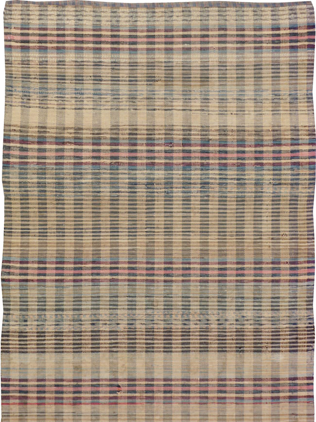 Vintage American Rag Rug Runner, No.9060 - Galerie Shabab