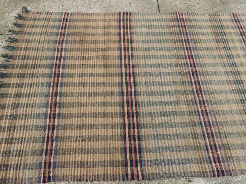 Vintage American Rag Rug Runner, No.9060 - Galerie Shabab