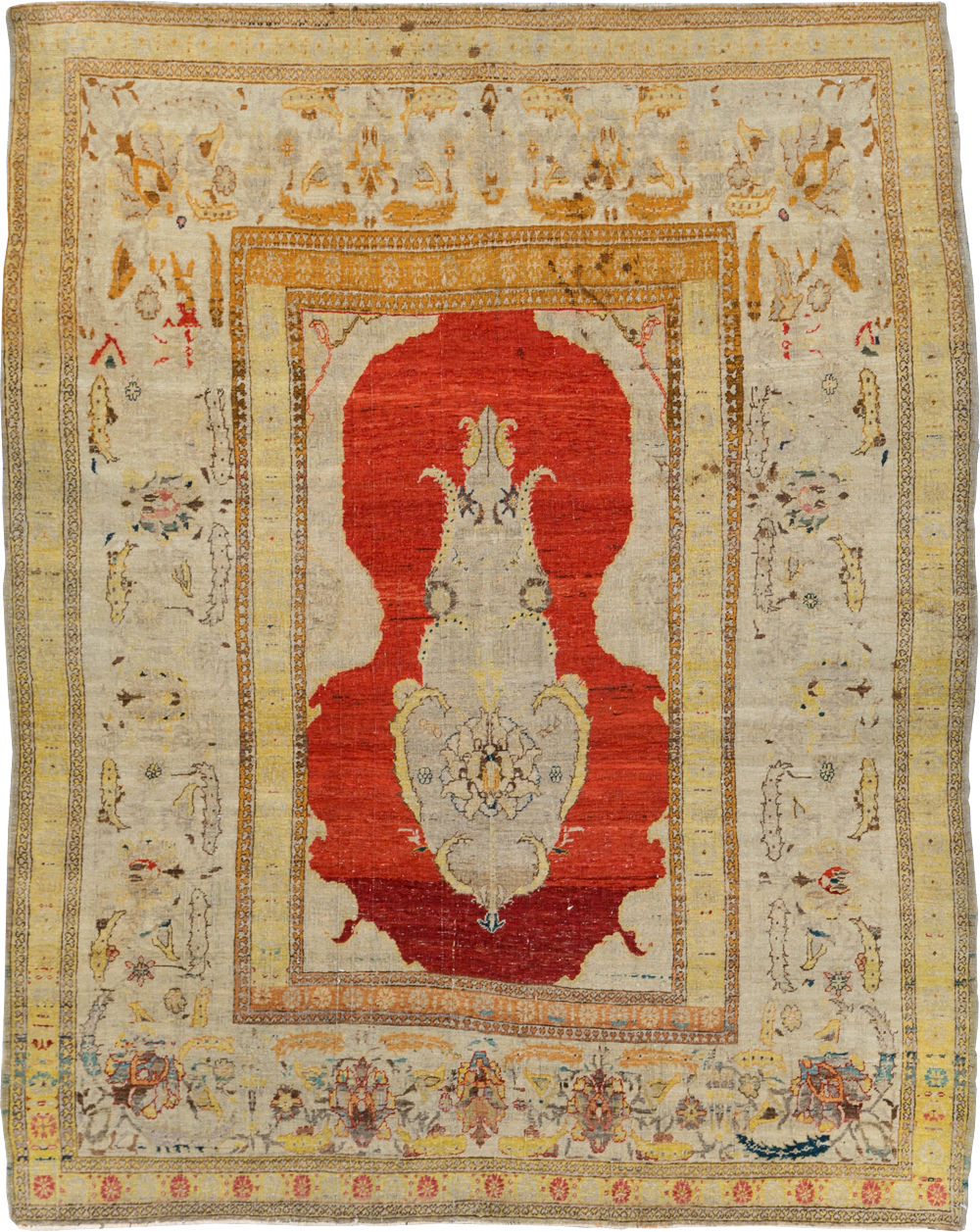 Antique Tabriz Hagi Jalili Carpet, No.9069 - Galerie Shabab