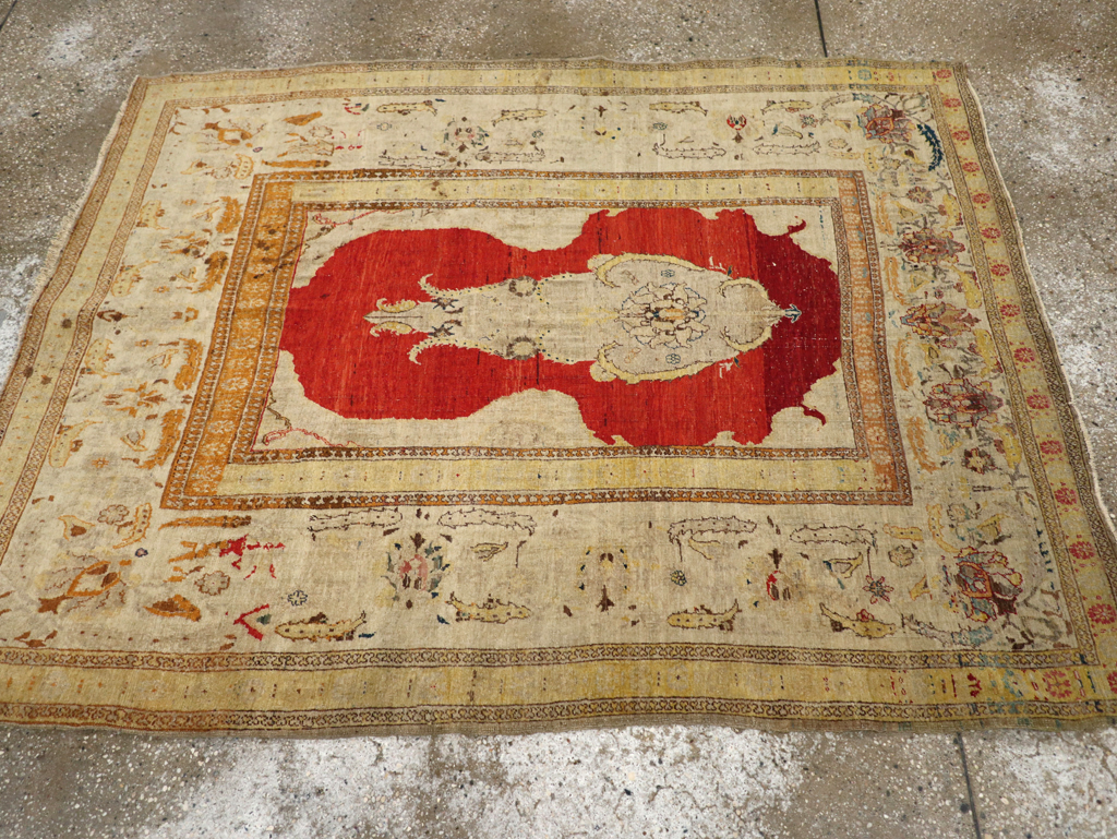 Antique Tabriz Hagi Jalili Carpet, No.9069 - Galerie Shabab