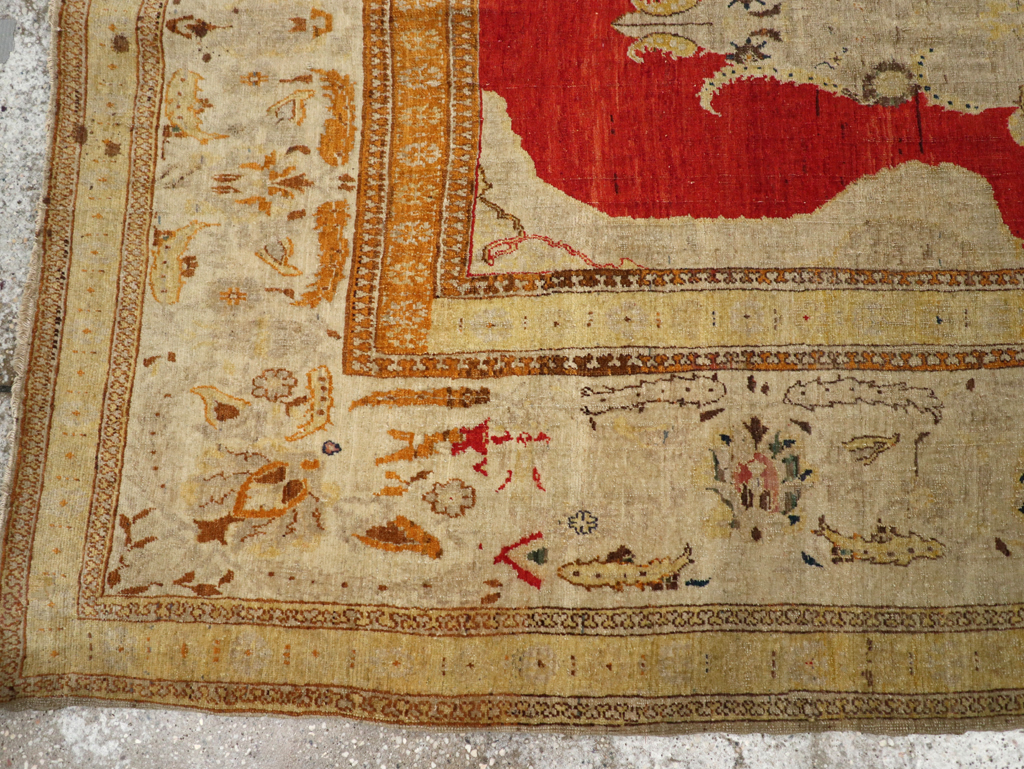 Antique Tabriz Hagi Jalili Carpet, No.9069 - Galerie Shabab