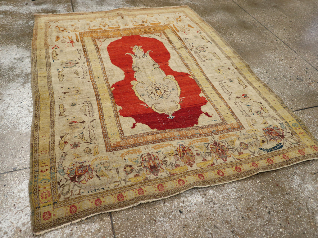 Antique Tabriz Hagi Jalili Carpet, No.9069 - Galerie Shabab