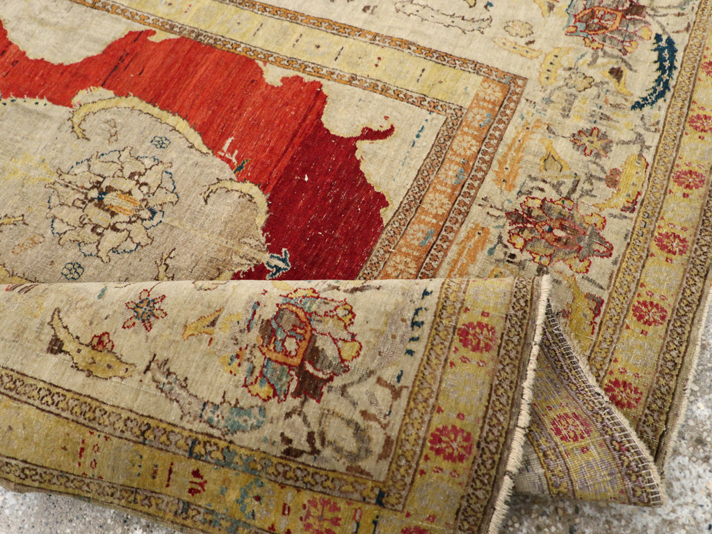 Antique Tabriz Hagi Jalili Carpet, No.9069 - Galerie Shabab
