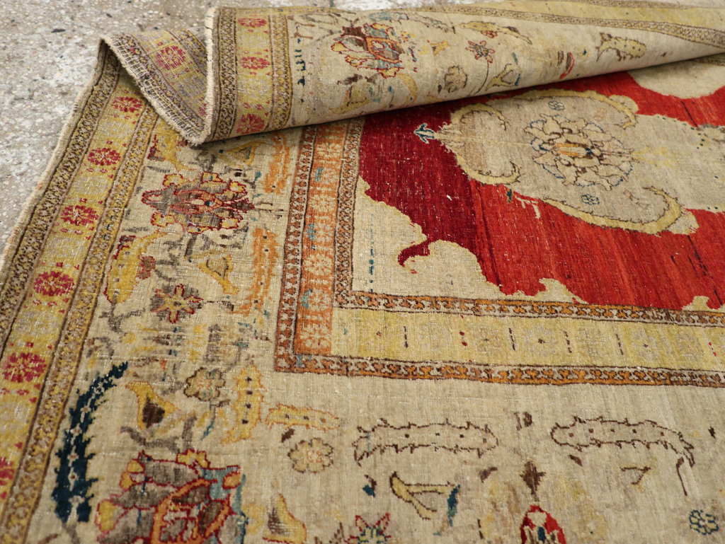 Antique Tabriz Hagi Jalili Carpet, No.9069 - Galerie Shabab