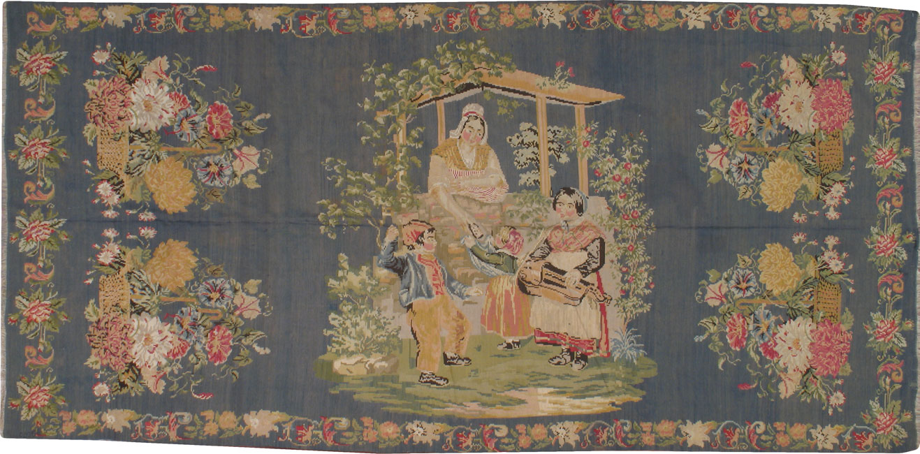 Antique Ukrainian Bessarabian Carpet, No.9070 - Galerie Shabab