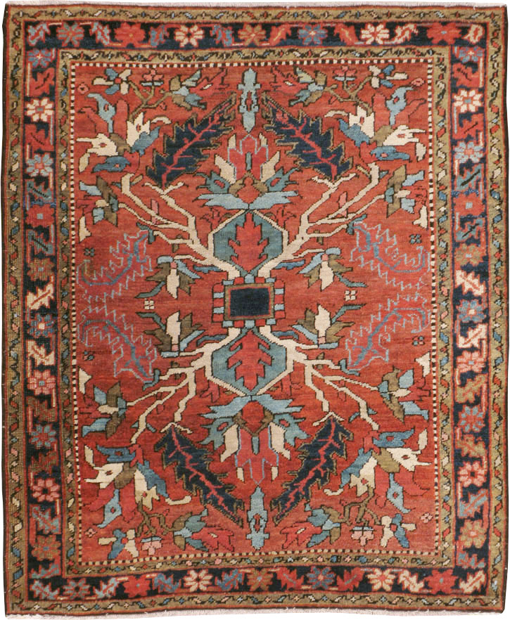Antique Persian Heriz Rug, No.9072 - Galerie Shabab