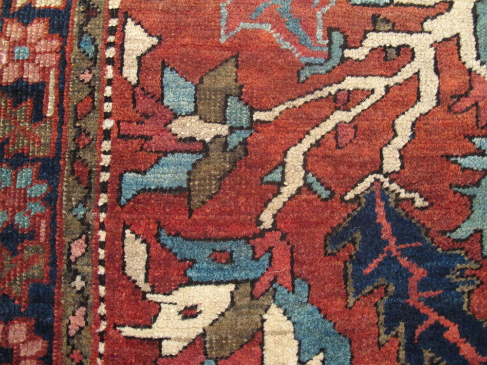 Antique Persian Heriz Rug, No.9072 - Galerie Shabab