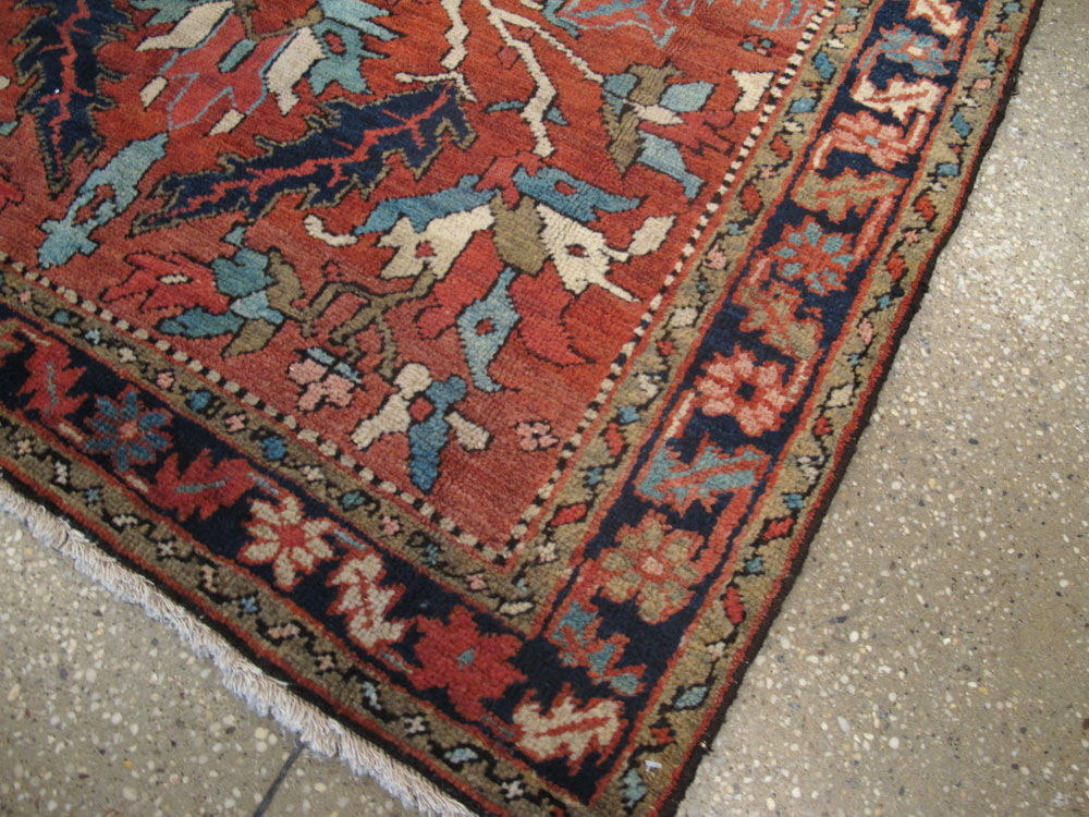 Antique Persian Heriz Rug, No.9072 - Galerie Shabab