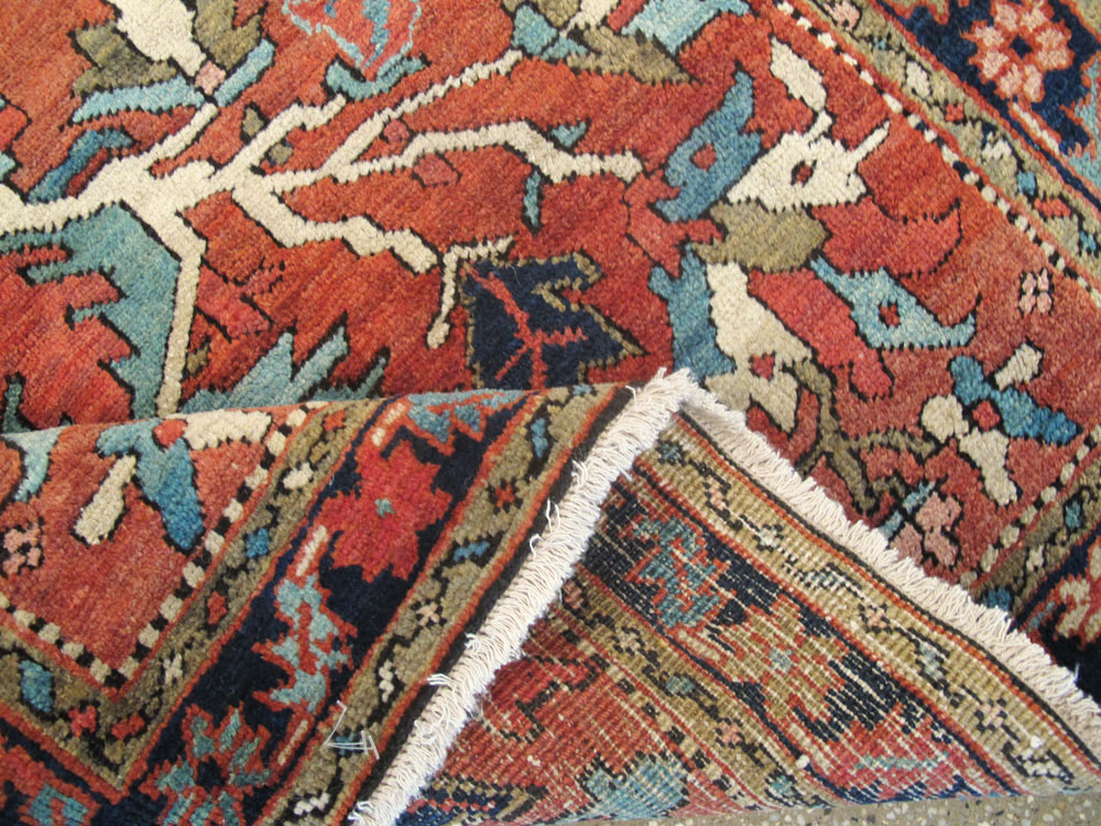 Antique Persian Heriz Rug, No.9072 - Galerie Shabab