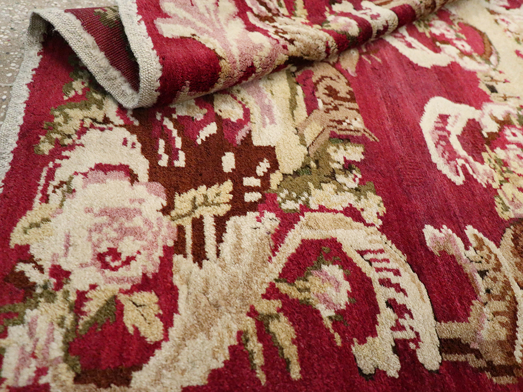 Antique Indian Lahore Pictorial Rug, No.9078 - Galerie Shabab