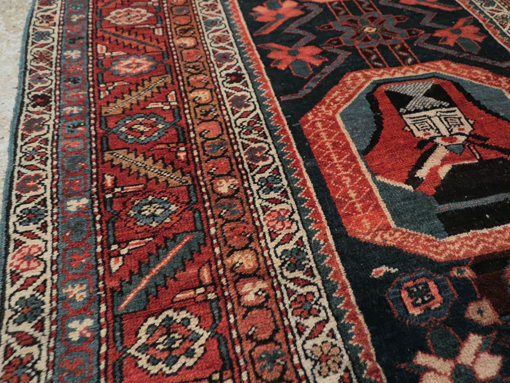 Antique Persian Bakshaish Pictorial Rug, No.9079 - Galerie Shabab