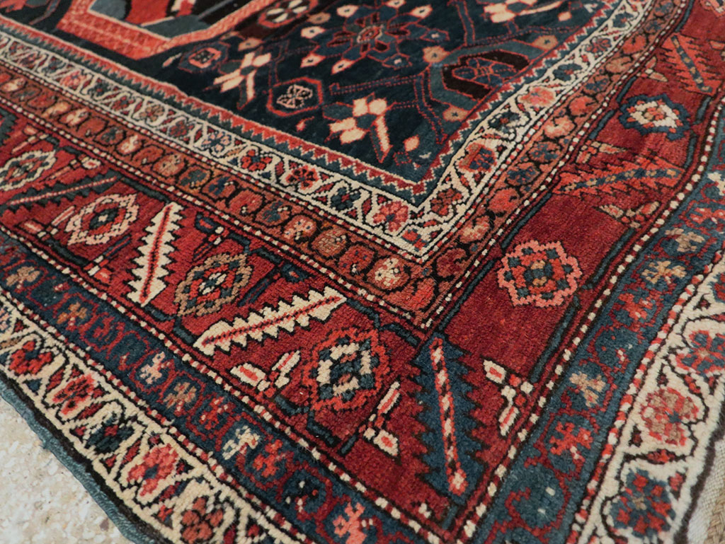 Antique Persian Bakshaish Pictorial Rug, No.9079 - Galerie Shabab