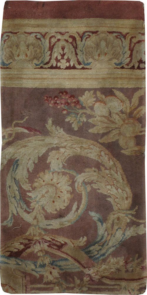 Antique French Savonnerie Fragment, No.9086 - Galerie Shabab