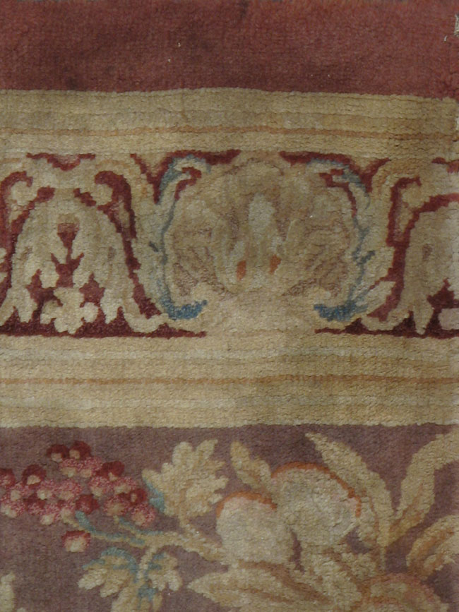 Antique French Savonnerie Fragment, No.9086 - Galerie Shabab