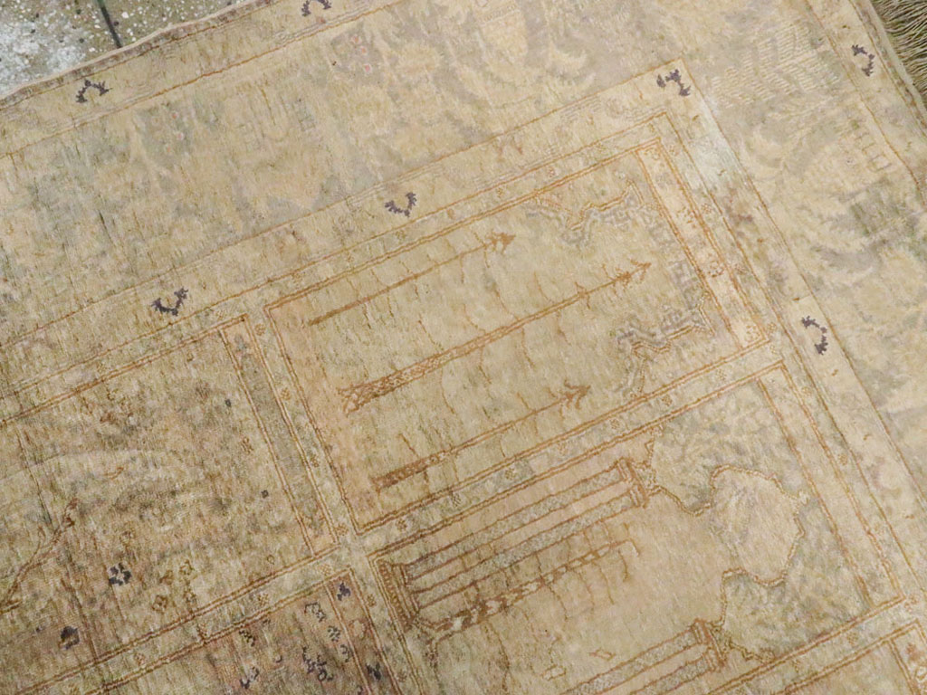 Vintage Turkish Kayseri Silk Rug, No.9095 - Galerie Shabab
