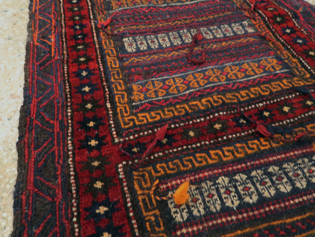 Vintage Afghan Tribal Kilim Runner, No.9098 - Galerie Shabab