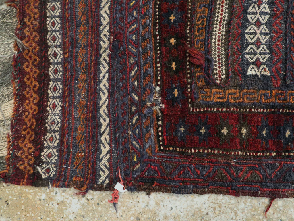 Vintage Afghan Tribal Kilim Runner, No.9098 - Galerie Shabab
