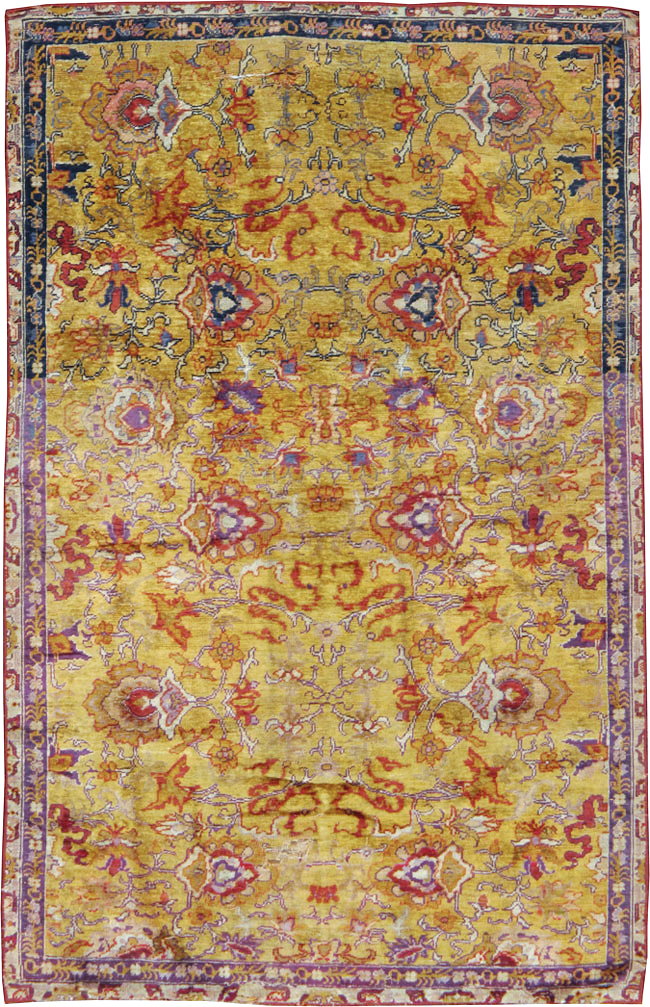 Antique Kayseri Silk Carpet, No.9100 - Galerie Shabab