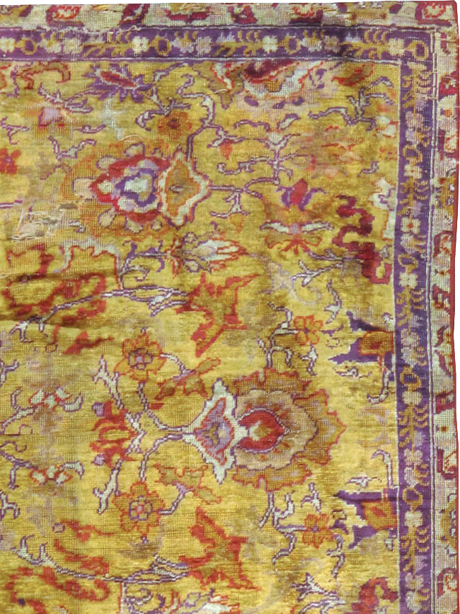 Antique Kayseri Silk Carpet, No.9100 - Galerie Shabab