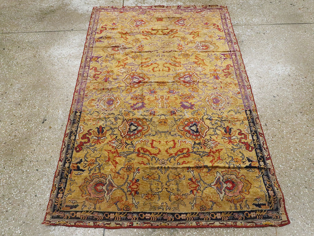 Antique Kayseri Silk Carpet, No.9100 - Galerie Shabab