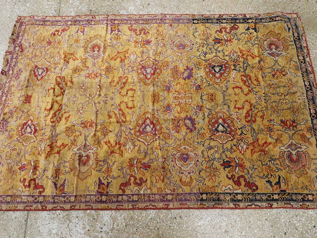 Antique Kayseri Silk Carpet, No.9100 - Galerie Shabab