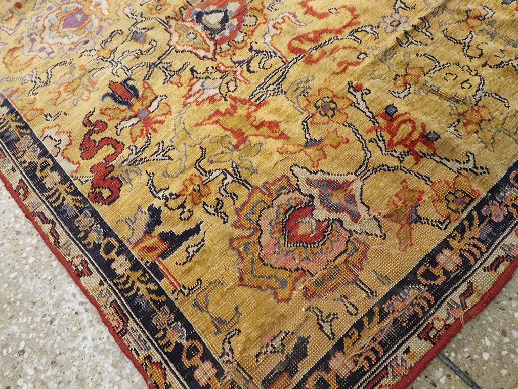 Antique Kayseri Silk Carpet, No.9100 - Galerie Shabab