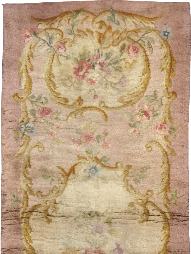 Antique French Savonnerie Runner, No.9105 - Galerie Shabab