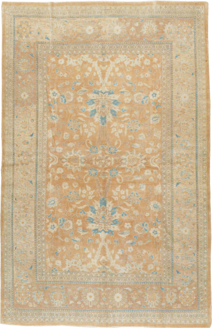 Vintage Persian Mahal Accent Carpet, No.9167 - Galerie Shabab