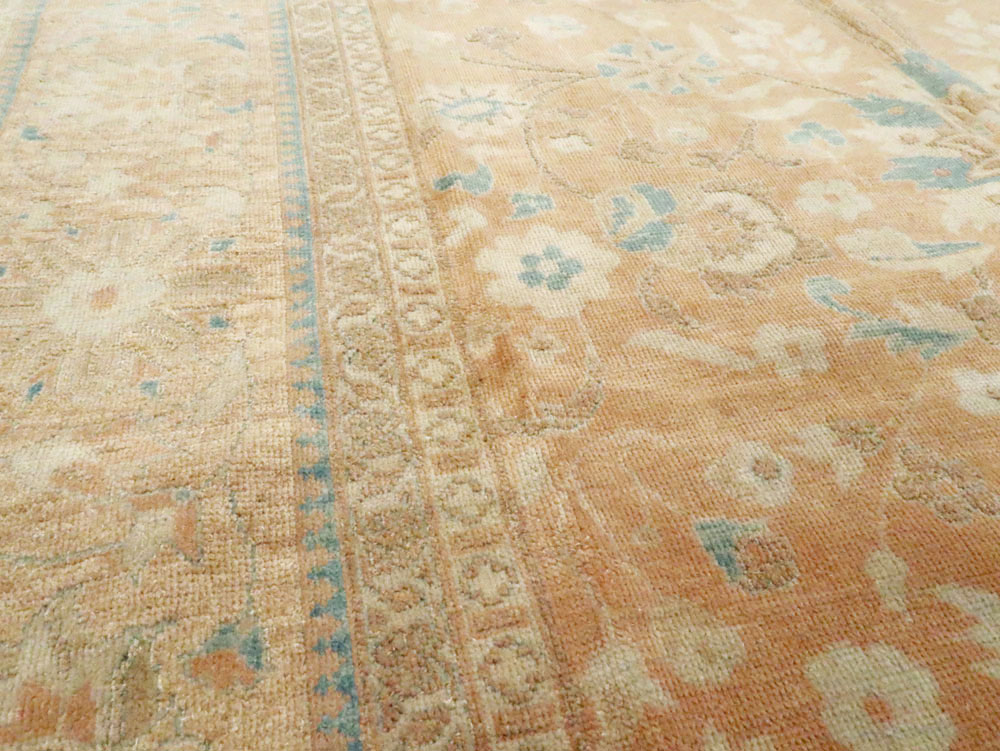 Vintage Persian Mahal Accent Carpet, No.9167 - Galerie Shabab