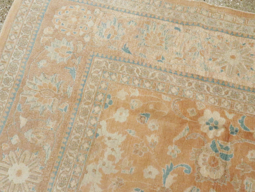 Vintage Persian Mahal Accent Carpet, No.9167 - Galerie Shabab