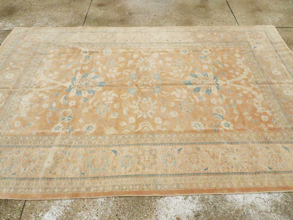 Vintage Persian Mahal Accent Carpet, No.9167 - Galerie Shabab