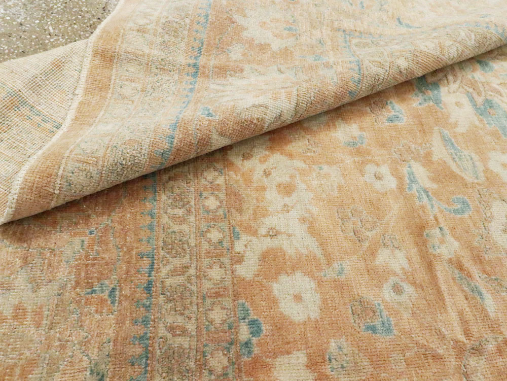 Vintage Persian Mahal Accent Carpet, No.9167 - Galerie Shabab