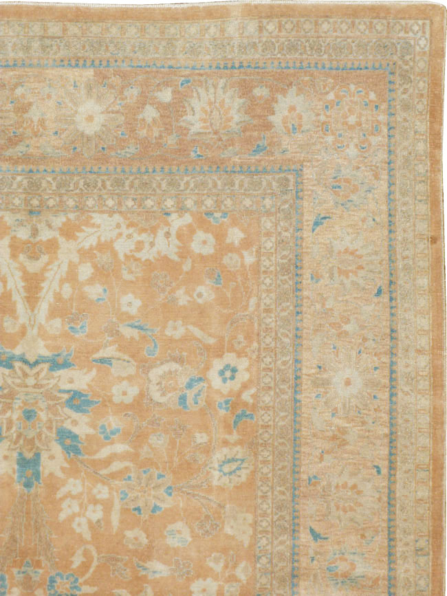 Vintage Persian Mahal Accent Carpet, No.9167 - Galerie Shabab