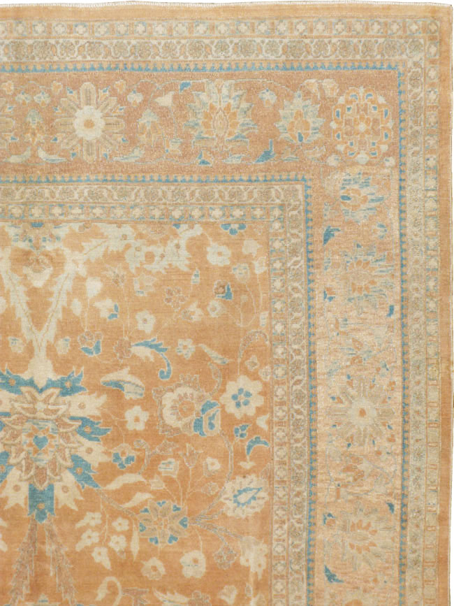 Vintage Persian Mahal Accent Carpet, No.9167 - Galerie Shabab