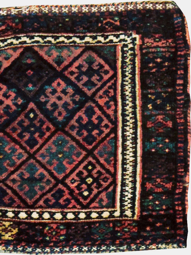Vintage Persian Kurdish Rug, No.9179 - Galerie Shabab