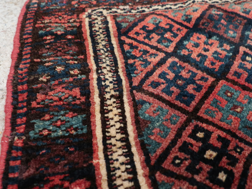 Vintage Persian Kurdish Rug, No.9179 - Galerie Shabab