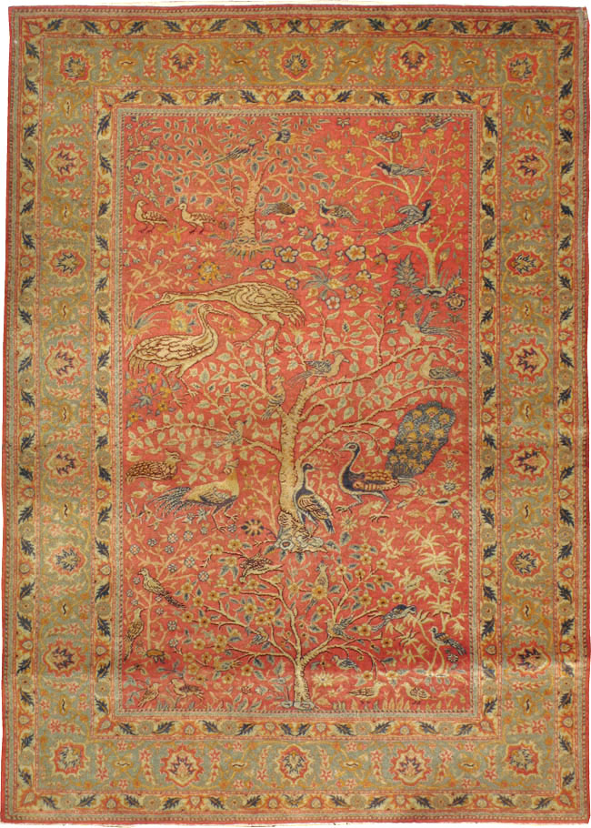 Antique Turkish Sivas Pictorial Rug, No.9222 - Galerie Shabab