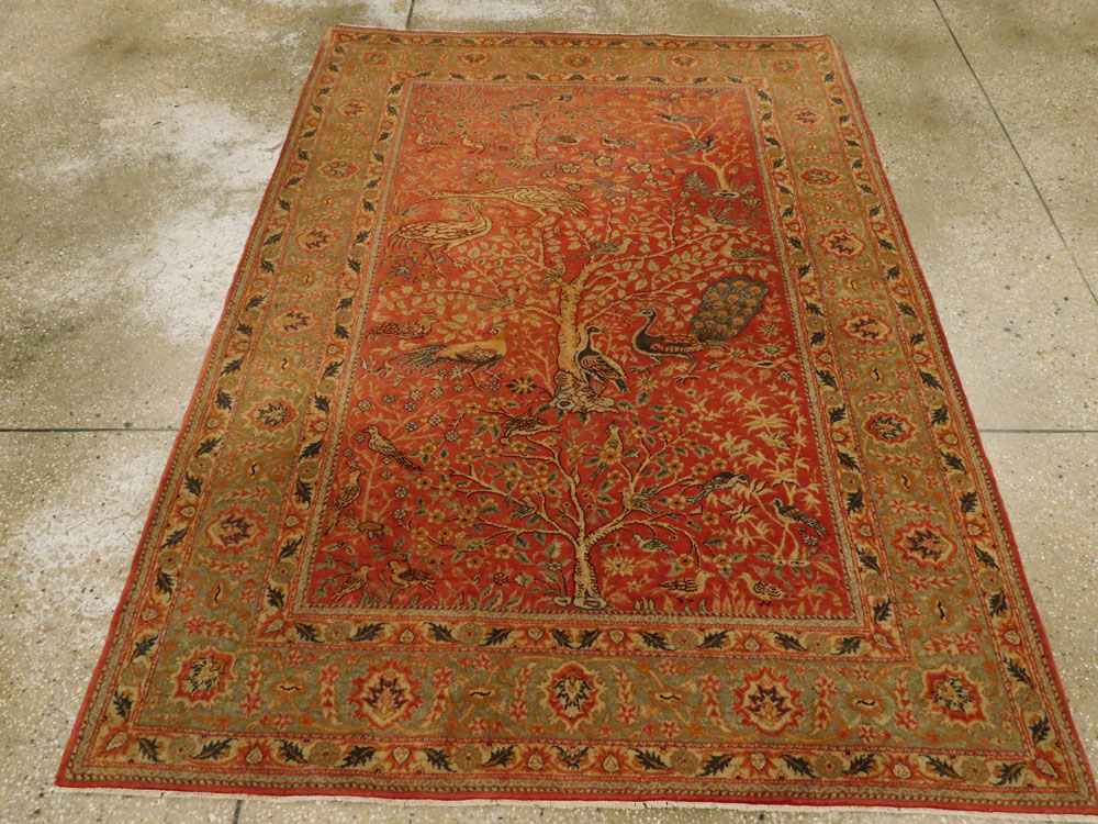 Antique Turkish Sivas Pictorial Rug, No.9222 - Galerie Shabab