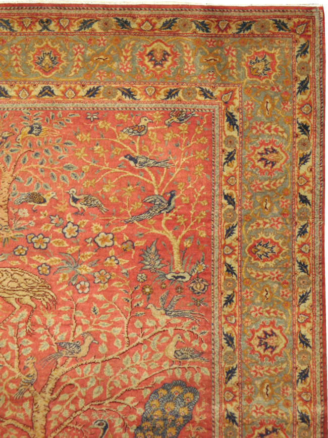 Antique Turkish Sivas Pictorial Rug, No.9222 - Galerie Shabab